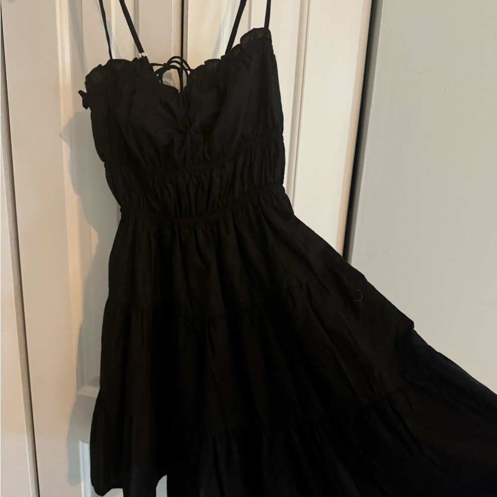 Princess Polly Ceara Mini Dress Black US 6 - Picture 6 of 6